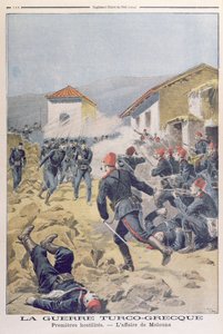 The Turco-Greek War, from Le Petit Journal, May 1897 by French School