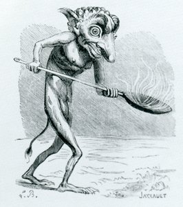 The Ukobach, Illustration from the Dictionnaire Infernal by Jacques Albin Simon Collin de Plancy by French School