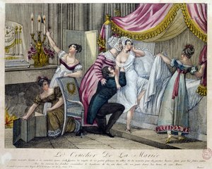 The Wedding Night by French School