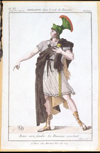 The actor Philippe in the role of Romulus by French School