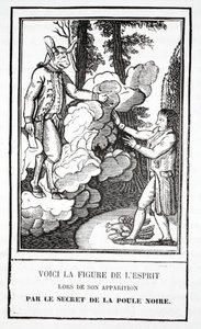 The Apparition of the Spirit, a Secret of the Black Hen by French School