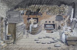 The baker, illustration from the Revue de lEducation Nouvelle