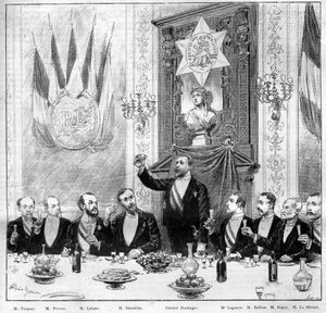 The Banquet Offered by the League of Patriotes to General Boulanger on November 25