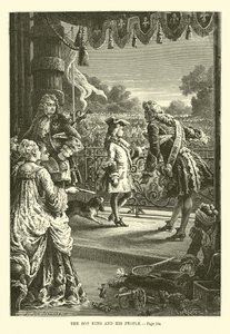 The Boy King and His People by French School