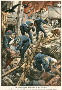 The Catastrophe of Sicily and Calabria by French School