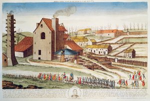The Catastrophe of the Beaujonc Coal Mine near Liège, 1812 by French School
