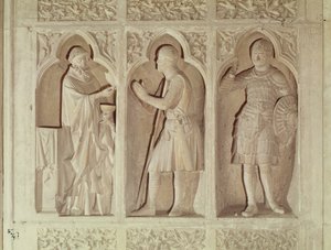 The communion of a knight (detail) by French School
