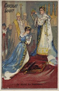 The coronation of Napoleon, 1804 by French School