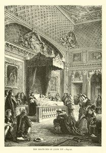 The Death-Bed of Louis XIV by French School