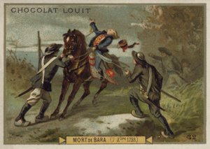 The death of Joseph Bara, Vendee Uprising, 7 December 1793 by French School
