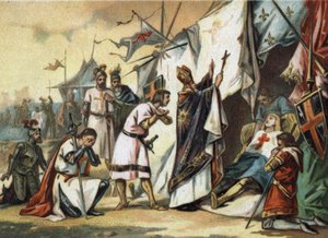The death of Saint Louis (Louis IX) (1214/1215-1270) in Tunis