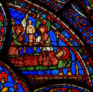 The death of St Anthony by French School