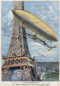 The experiences in airship balloon of Mr. Alberto Santos-Dumont