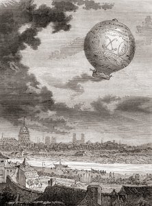 The First Untethered Balloon Flight by Jean-François Pilâtre de Rozier and the Marquis d