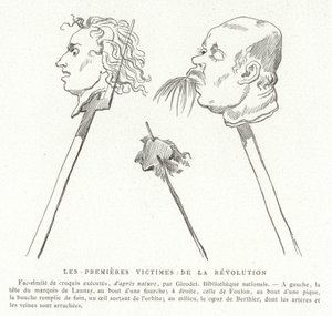 The First Victims of the French Revolution, July 1789 by French School