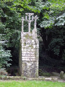 The fountain of the Chapelle de La Trinite