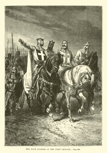 The four leaders of the First Crusade by French School