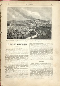 The general appearance of the camp in front of Nazareth, based on a sketch by M. Mougeot
