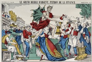 The Great Silver Devil, Boss of Finance - Image of Epinal by French School