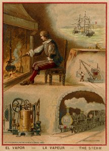 The history of the use of steam by French School