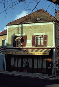 The house in which Vincent van Gogh lived in 1890