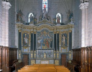The interior of the church of Pear on Life in Vendée