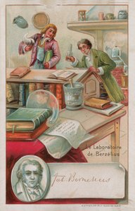The Laboratory of Berzelius by French School