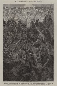 The legend of the Heavenly Jerusalem by French School