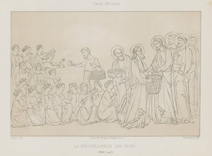 The multiplication of the loaves by French School