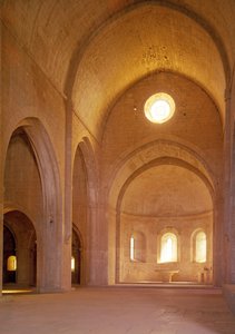 The nave of the Cistercian abbey, founded in 1146 by French School