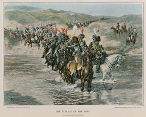 The Passage of the Ford by French School