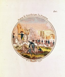The retaking of Frankfurt by the Prussians, 2nd December 1792