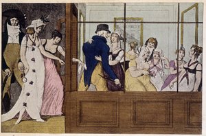 The Serail in Shop: Brothel House at the Palais Royal by French School