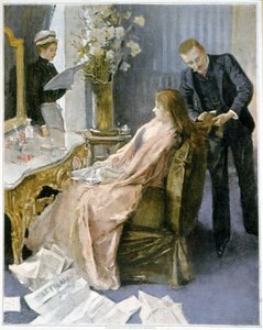 The Session of the Hairdresser at Home by French School