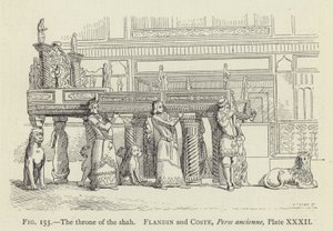 The Throne of the Shah by French School