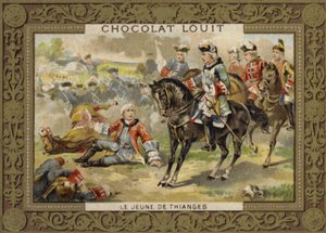 The young de Thianges, French soldier by French School
