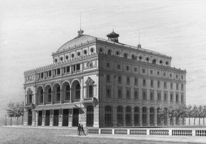Theatre Lyrique, now the Theatre de la Ville, Place du Chatelet, Paris by French School