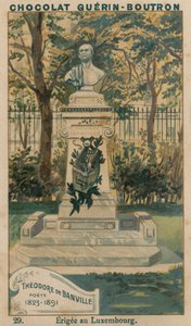 Theodore de Banville, Poet, 1823-1891, Erected in Luxembourg