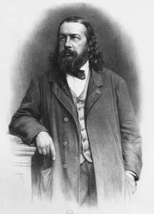 Theophile Gautier, engraved by A. Lemoine by French School