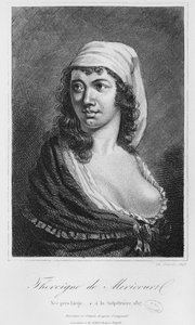 Theroigne de Mericourt, engraved by Charles Devrits, 1845 by French School