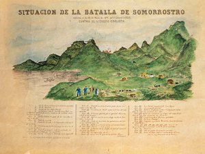 Third Carlist War: Battle of Somorrostro in the Basque Country, 25/03/1874