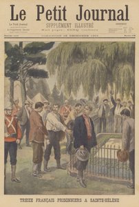 Thirteen French prisoners on St Helena by French School