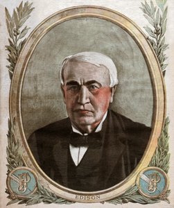 Thomas Edison by French School