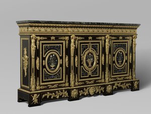 Three-door cabinet, c.1835-38 by French School