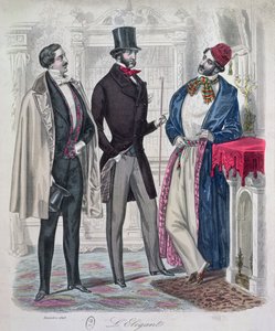 Three Elegant Young Men, December 1848