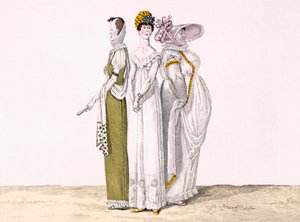 Three Parisian Graces, plate 16 from Le Bon Genre, c.1810