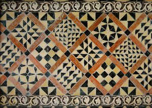 Tiles from the Chapel of the Virgin by French School