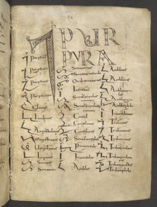 Tironian Manuscript, MS 37518 f.27r, Paris, Saint-Germain-des-Prés by French School