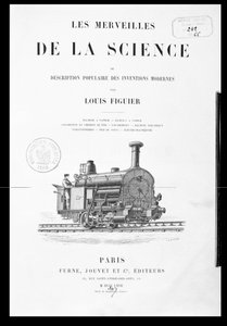 Title Page of Les Merveilles de la Science by Louis Figuier, published by Furne and Jouvet, 1867