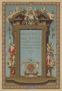 Title Page of Missal Pontifical by French School